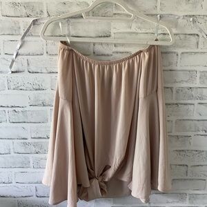 Vici off the shoulder long sleeve blouse